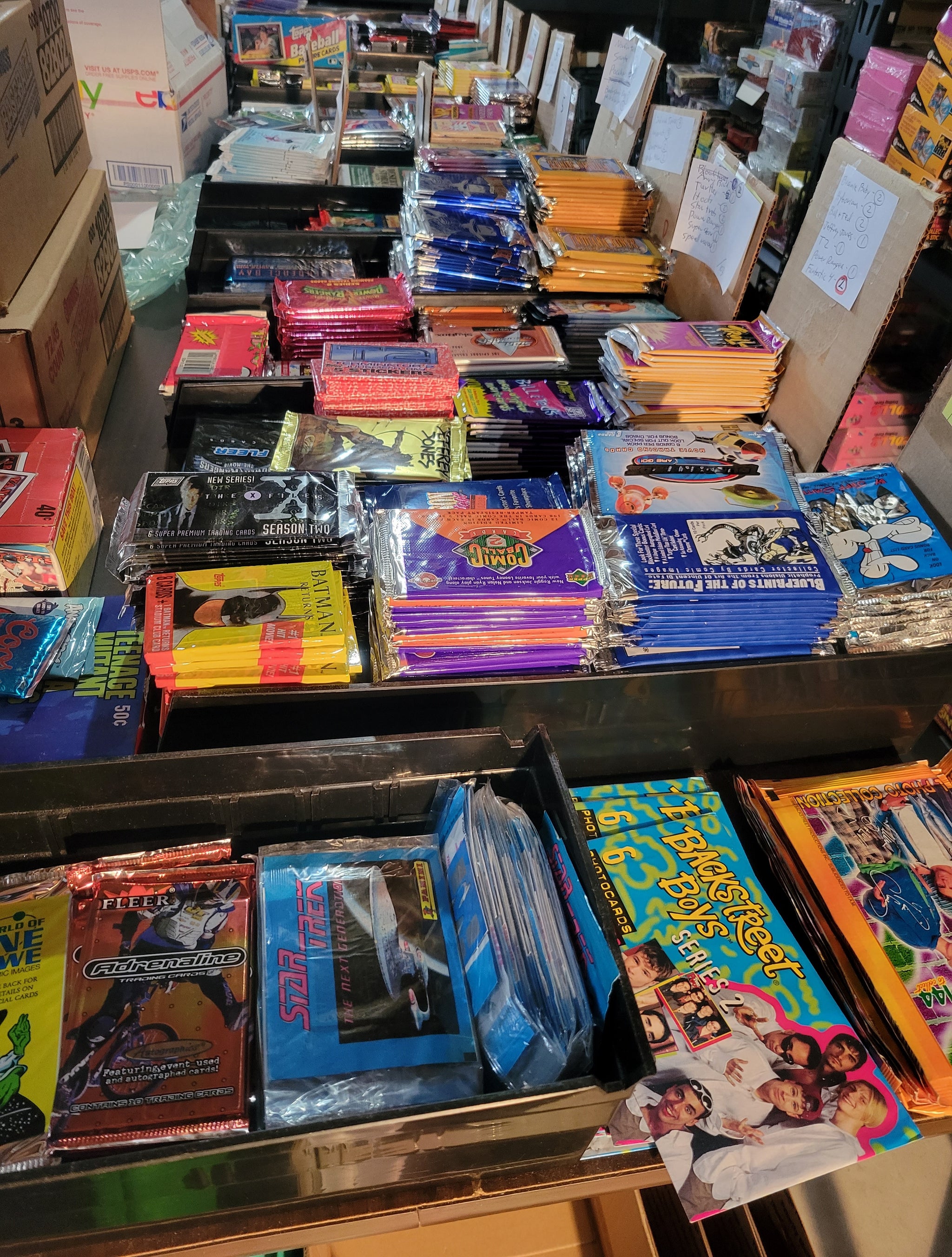 3000 non sports cards sets box sale lot